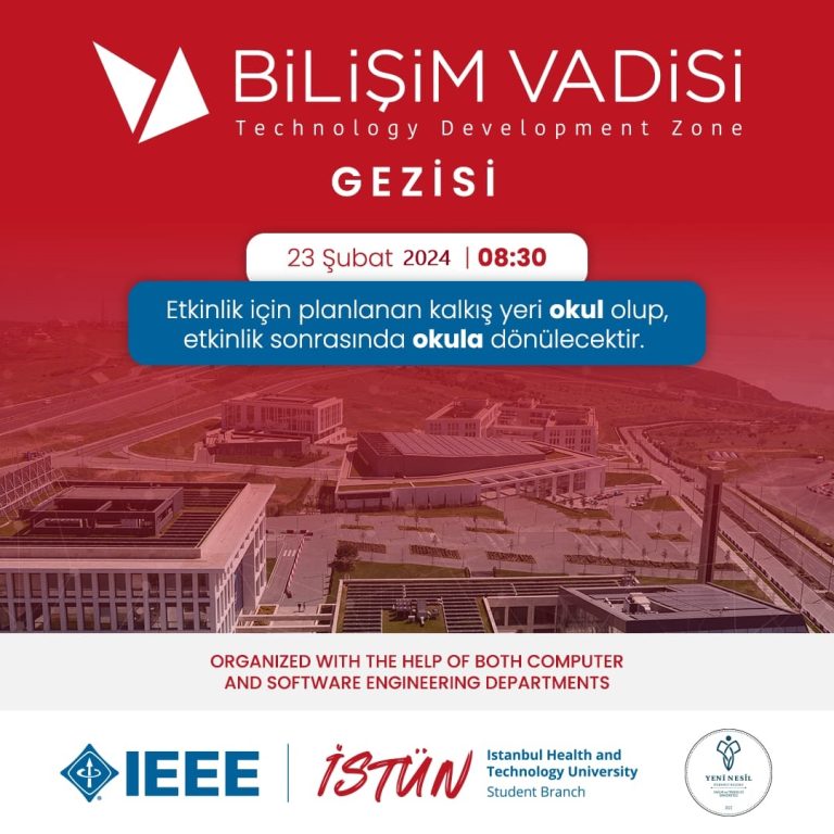 BİLİŞİM VADİSİ TRIP EVENT ANNOUNCEMENT